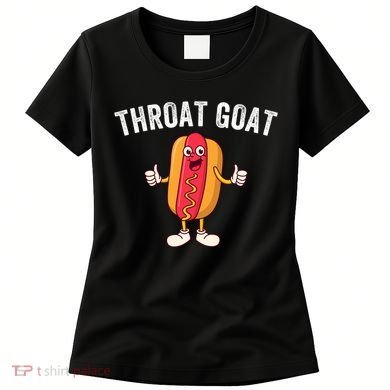 Throat Goat Inappropriate Comment Funny Gag Gift White Elephant Prank Gift Women's T-Shirt