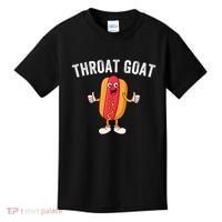 Throat Goat Inappropriate Comment Funny Gag Gift White Elephant Prank Gift Kids T-Shirt thumb 0