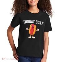 Throat Goat Inappropriate Comment Funny Gag Gift White Elephant Prank Gift Kids T-Shirt thumb 2