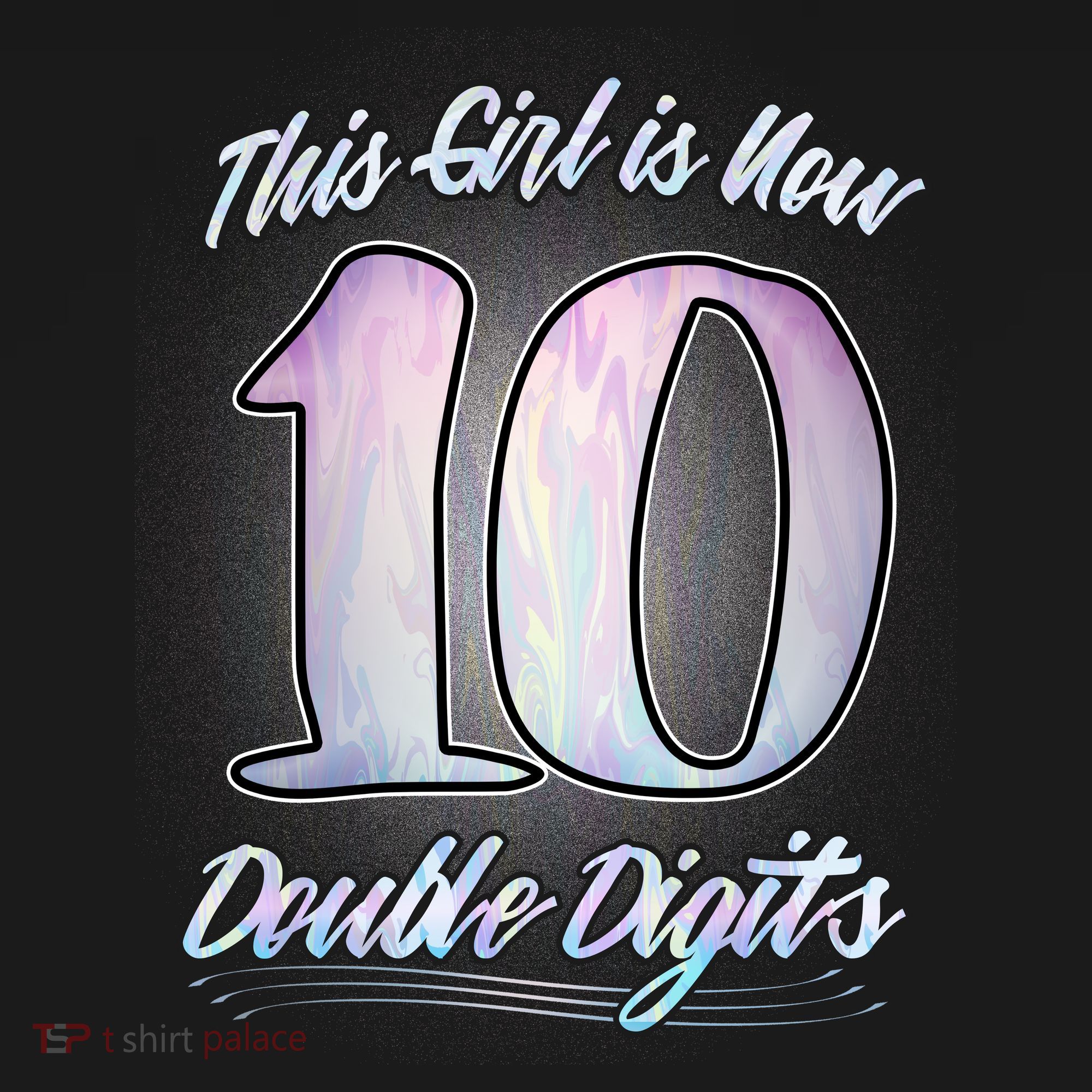 This Girl Is Now 10 Double Digits Birthday Gift Apron