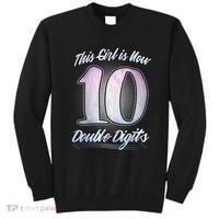 This Girl Is Now 10 Double Digits Birthday Gift Sweatshirt thumb 0