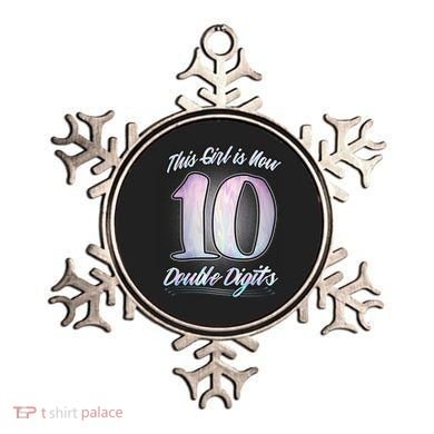 This Girl Is Now 10 Double Digits Birthday Gift Ornament