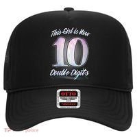 This Girl Is Now 10 Double Digits Birthday Gift Hat thumb 0