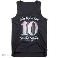 This Girl Is Now 10 Double Digits Birthday Gift Tank Top thumb 0