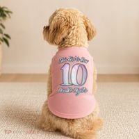 This Girl Is Now 10 Double Digits Birthday Gift Doggie Tank thumb 2