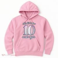This Girl Is Now 10 Double Digits Birthday Gift Hoodie thumb 0