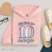 This Girl Is Now 10 Double Digits Birthday Gift Hoodie thumb 4
