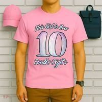 This Girl Is Now 10 Double Digits Birthday Gift T-Shirt thumb 6