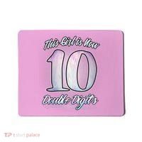 This Girl Is Now 10 Double Digits Birthday Gift Mousepad thumb 0