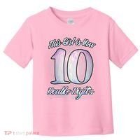 This Girl Is Now 10 Double Digits Birthday Gift Toddler T-Shirt thumb 0