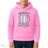 This Girl Is Now 10 Double Digits Birthday Gift Kids Hoodie thumb 4