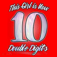 This Girl Is Now 10 Double Digits Birthday Gift Santa Hat thumb 1