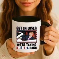 Trump Get In Loser Were Taking America Back Coffee Mug thumb 3