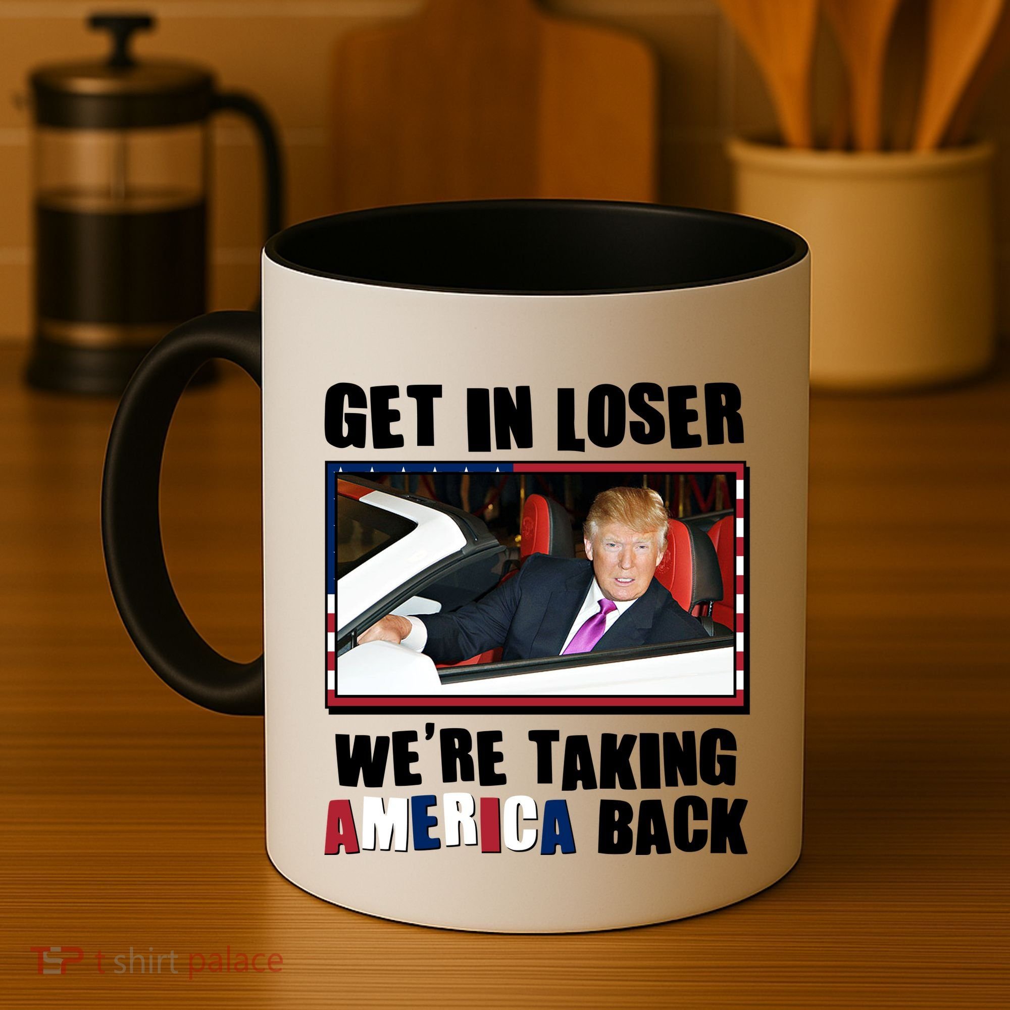 Trump Get In Loser Were Taking America Back Coffee Mug
