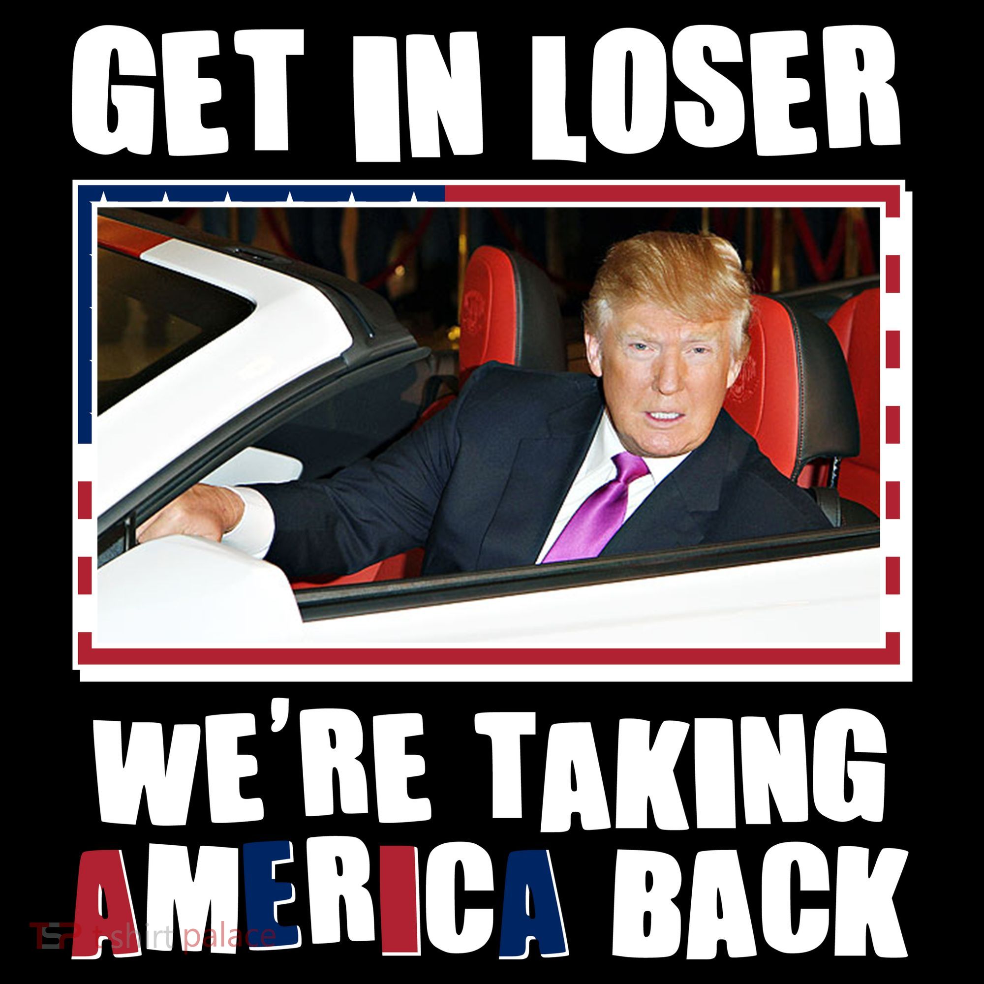 Trump Get In Loser Were Taking America Back Women's Hoodie