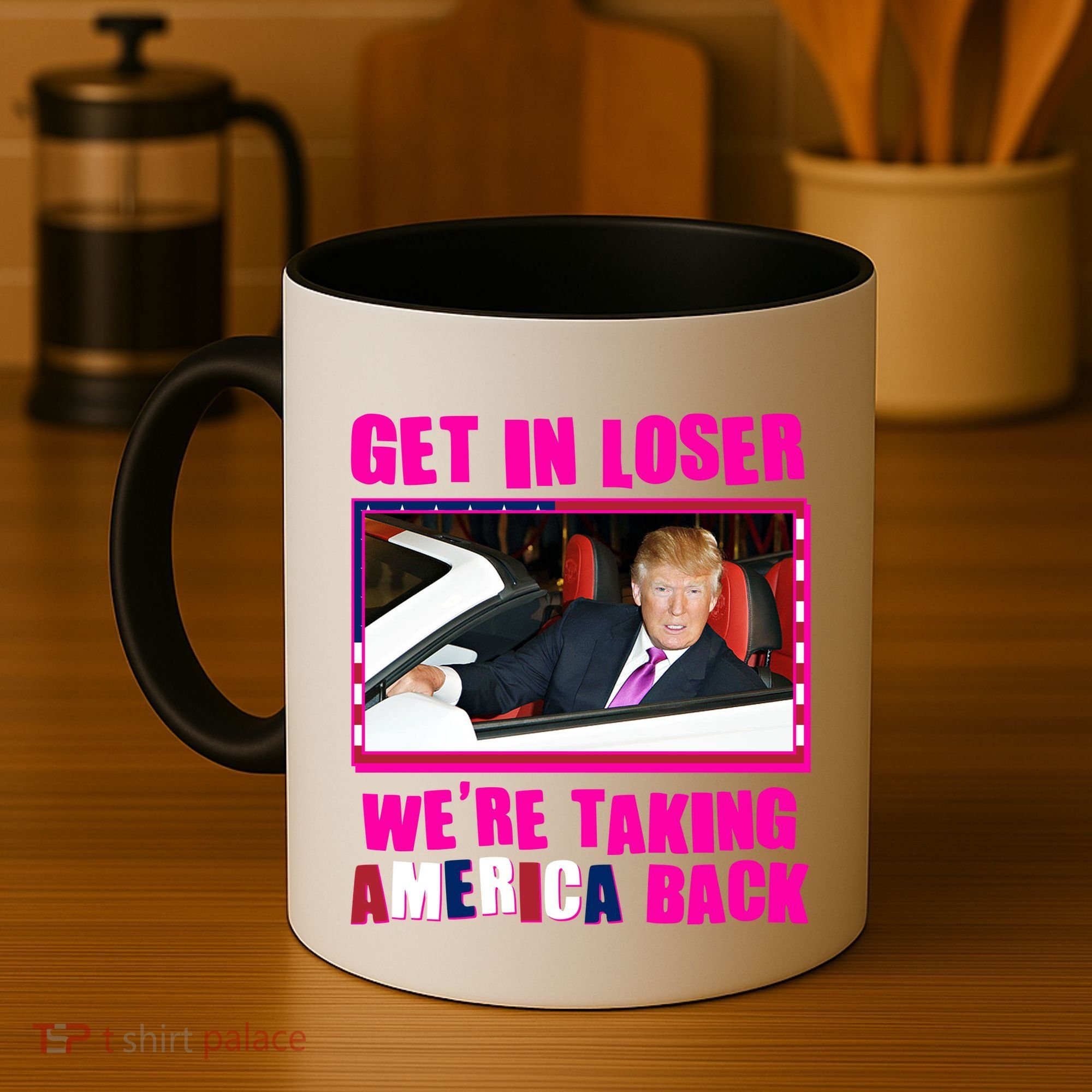 Trump Get In Loser Were Taking America Back Coffee Mug