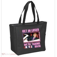 Trump Get In Loser Were Taking America Back Tote Bag thumb 2