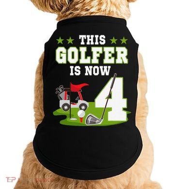 This Golfer Is Now 4 Year Old Birthday 4rd Golf Party Doggie Tank