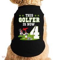 This Golfer Is Now 4 Year Old Birthday 4rd Golf Party Doggie Tank thumb 0