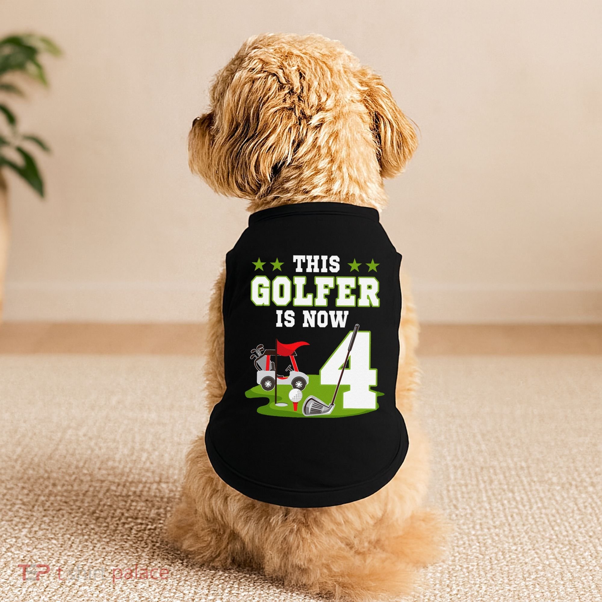 This Golfer Is Now 4 Year Old Birthday 4rd Golf Party Doggie Tank