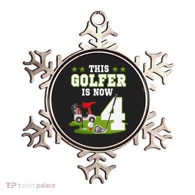 This Golfer Is Now 4 Year Old Birthday 4rd Golf Party Ornament