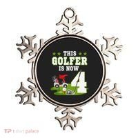 This Golfer Is Now 4 Year Old Birthday 4rd Golf Party Ornament thumb 0