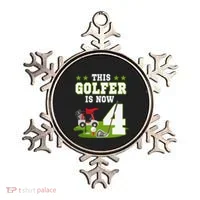 This Golfer Is Now 4 Year Old Birthday 4rd Golf Party Ornament thumb 0