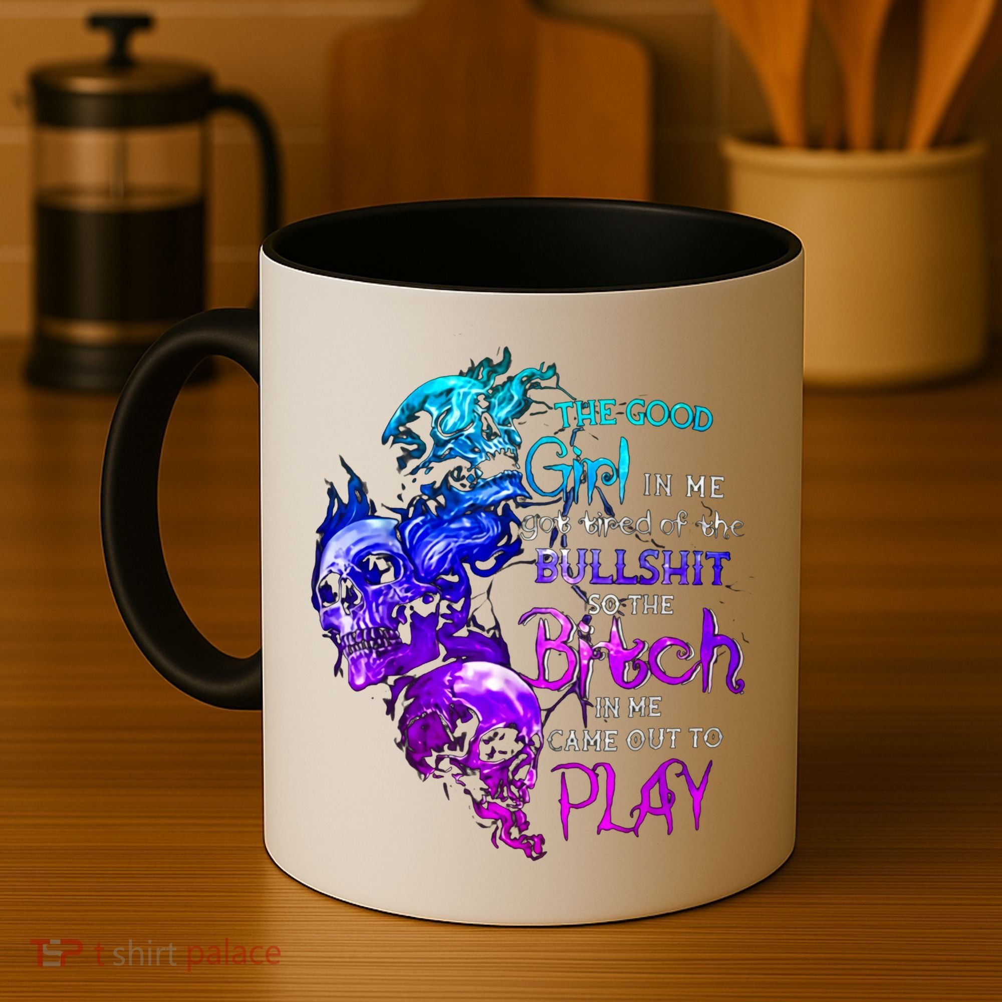 The Good In Me Got Tired Of The Bullshit Cool Gift Coffee Mug
