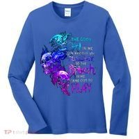 The Good In Me Got Tired Of The Bullshit Cool Gift Women's Long Sleeve Shirt thumb 0