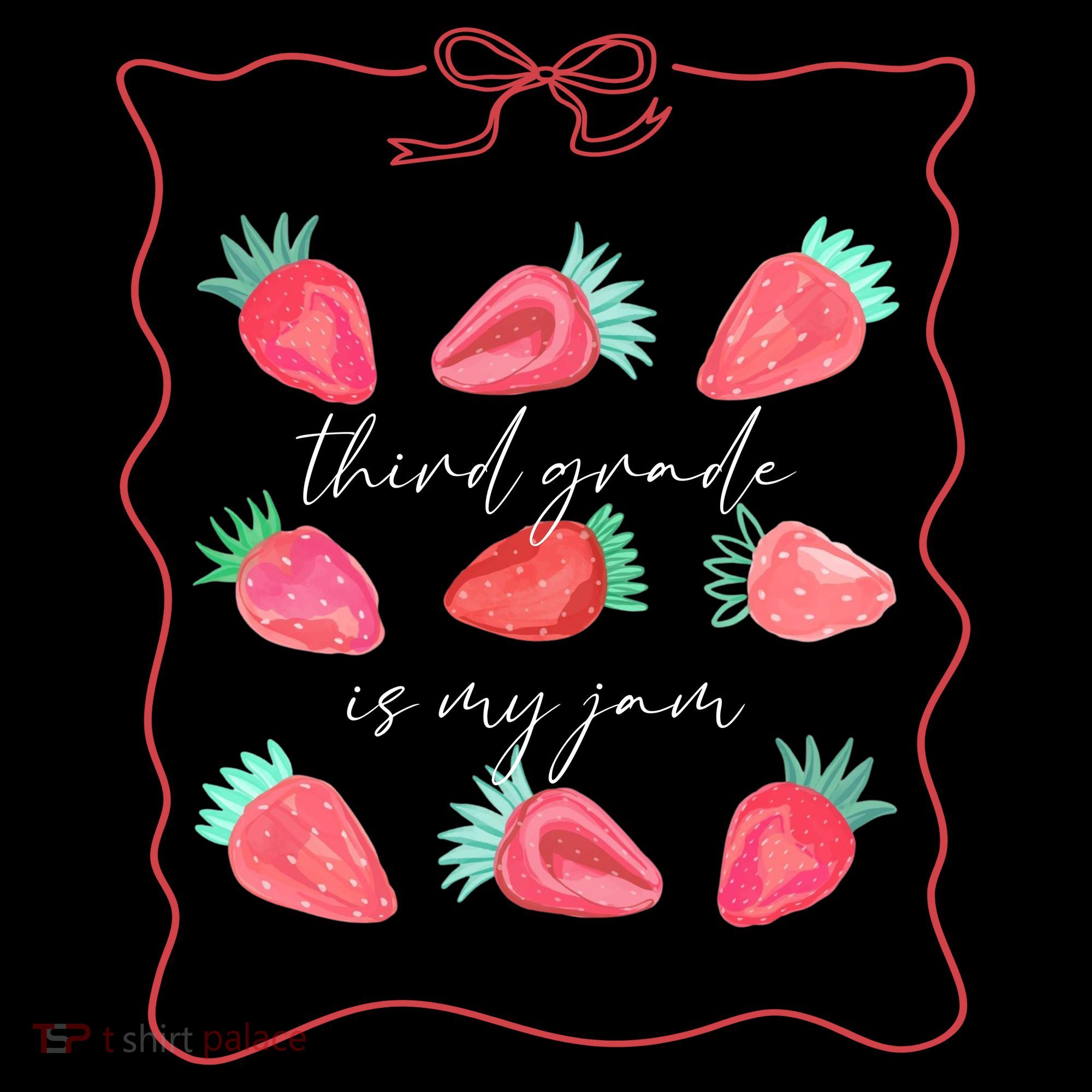 Third Grade Is My Jam Strawberry 3rd Grade Teacher Sweatshirt