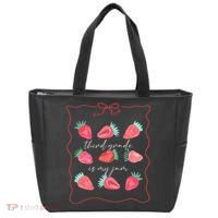 Third Grade Is My Jam Strawberry 3rd Grade Teacher Tote Bag thumb 0