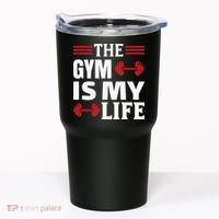 The Gym Is My Life Tumbler thumb 0