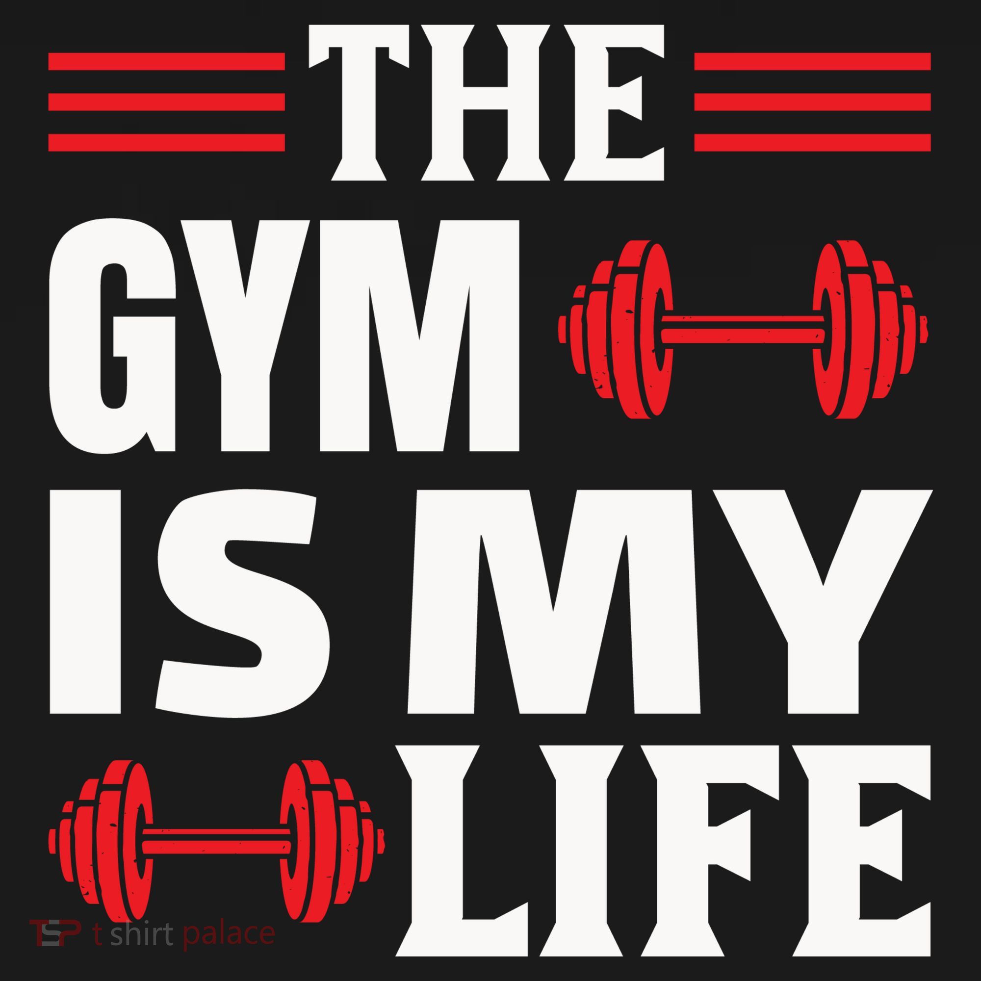 The Gym Is My Life Mousepad