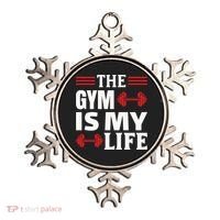 The Gym Is My Life Ornament thumb 0