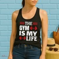 The Gym Is My Life Women's Tank Top thumb 2