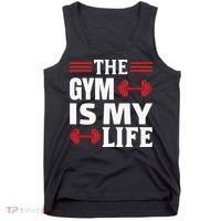 The Gym Is My Life Tank Top thumb 0