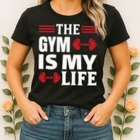The Gym Is My Life Women's T-Shirt thumb 2
