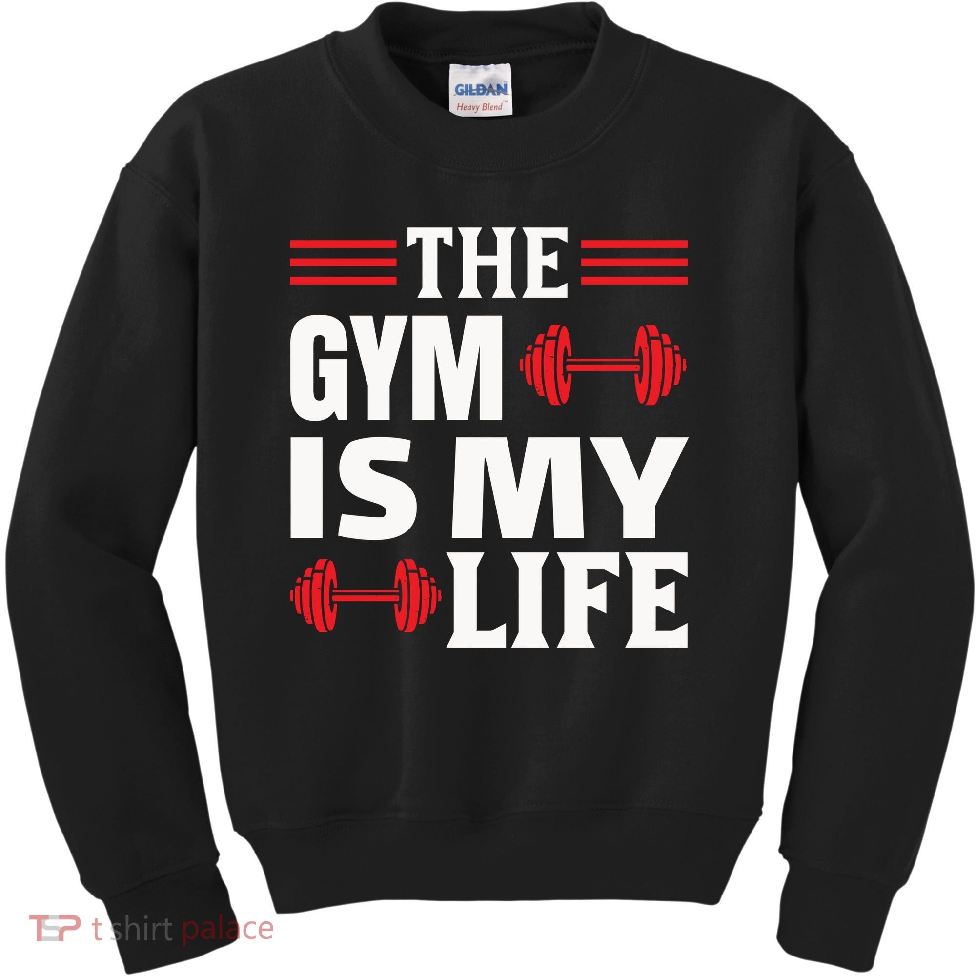 The Gym Is My Life Kids Sweatshirt