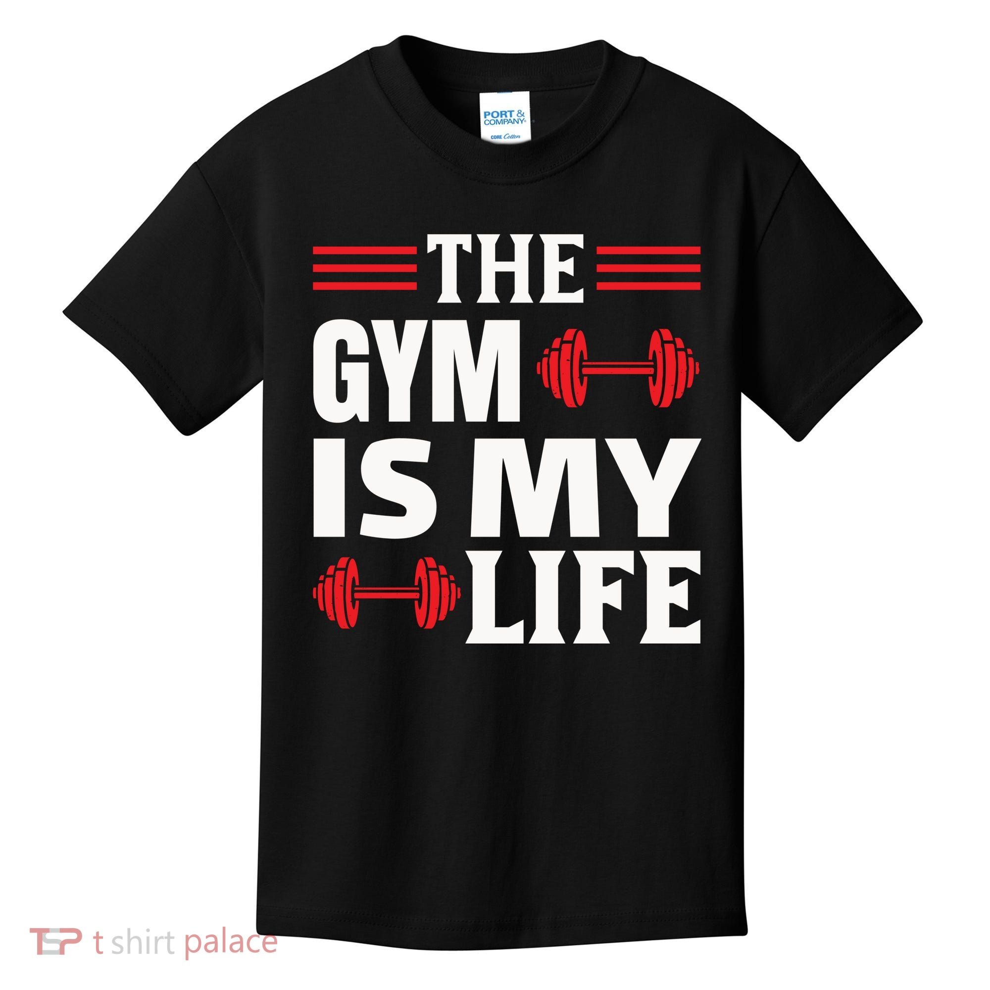 The Gym Is My Life Kids T-Shirt