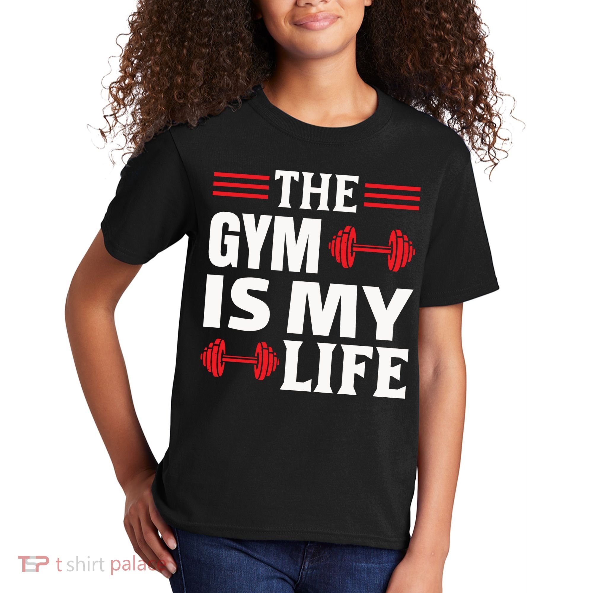 The Gym Is My Life Kids T-Shirt