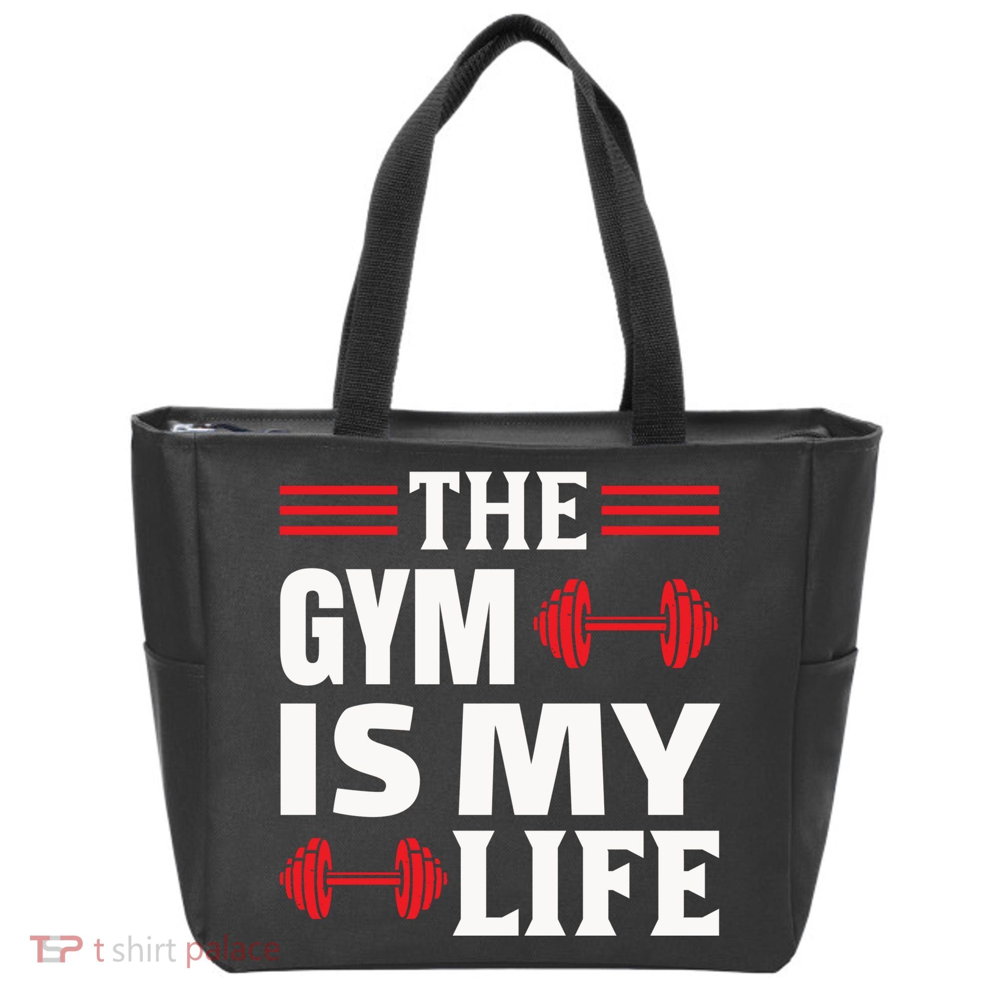 The Gym Is My Life Tote Bag
