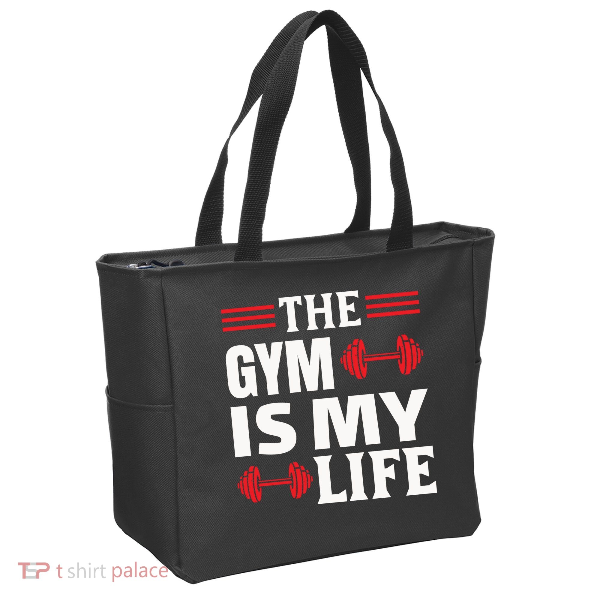 The Gym Is My Life Tote Bag