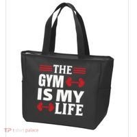 The Gym Is My Life Tote Bag thumb 3