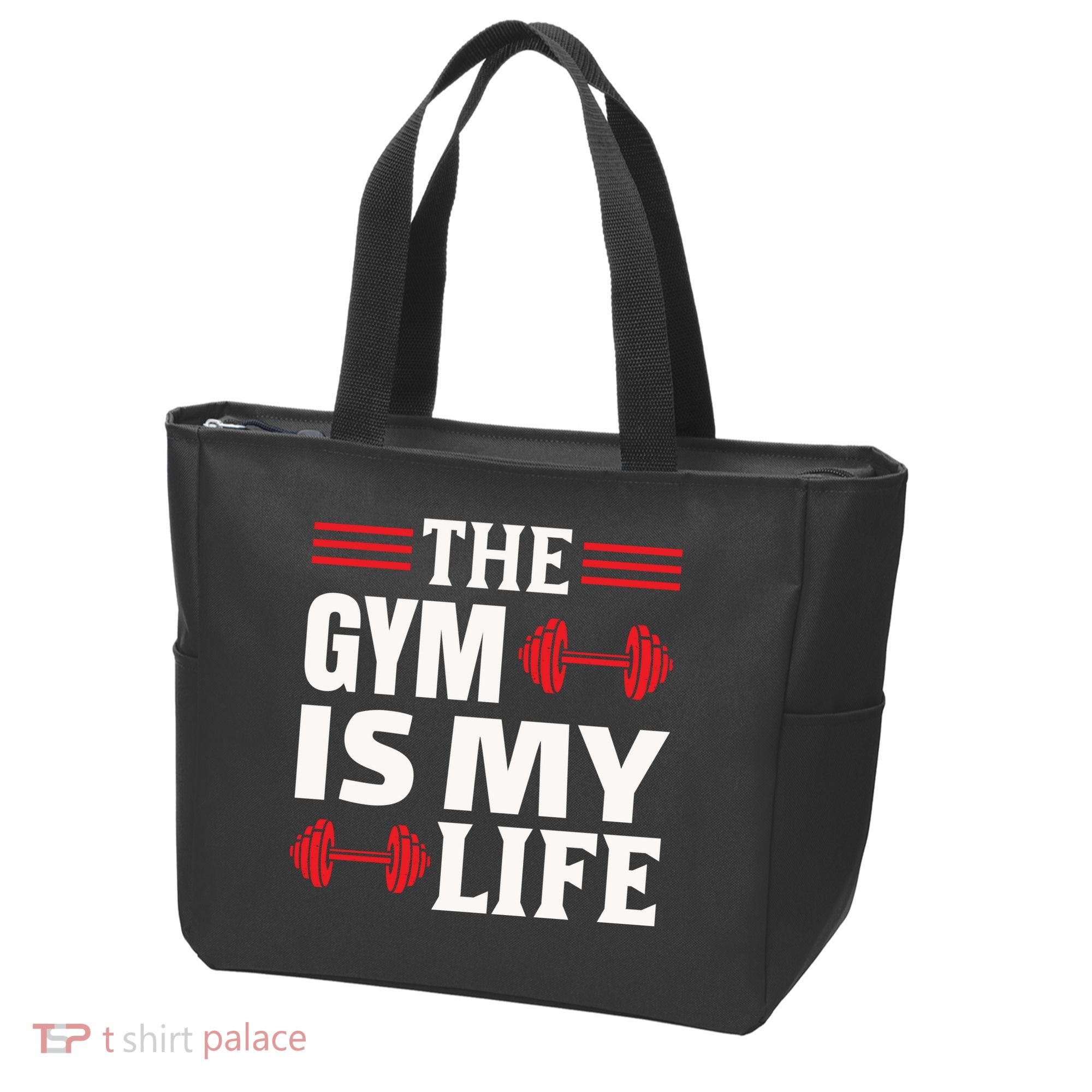 The Gym Is My Life Tote Bag