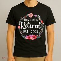 This Girl Is Retired Est 2026 T-Shirt thumb 3