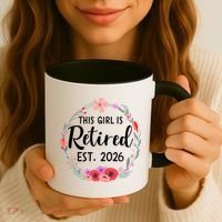 This Girl Is Retired Est 2026 Coffee Mug thumb 3