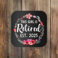 This Girl Is Retired Est 2026 Coaster thumb 0