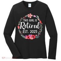This Girl Is Retired Est 2026 Women's Long Sleeve Shirt thumb 0