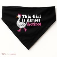 This Girl Is Almost Retired Retiring Soon Retirement Retro USA-Made Doggie Bandana thumb 0