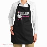 This Girl Is Almost Retired Retiring Soon Retirement Retro Apron thumb 2